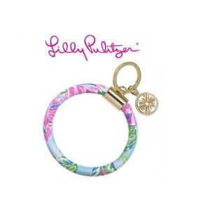 Lilly Pulitzer Key Chain Bangle - NWT - Wristlet Keychain - Vibrant and Fun!